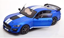 Ford Mustang Shelby GT 500 Fast Track blue/white 1:18 Solido, масштабная модель, scale18