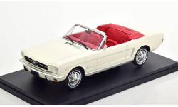 Ford Mustang Convertible 1965 white 1:24 Fabbri Editori