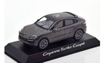 Porsche Cayenne Turbo coupe  2019 dark gray metallic 1:43 Norev, масштабная модель, scale43