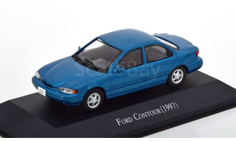 Ford Contour ( Mondeo mk1 ) 1997 blue 1:43 Altaya, масштабная модель, Always American cars, scale43
