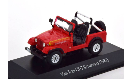 Jeep CJ-7 Renegade 1983 1:43 Altaya, масштабная модель, scale43