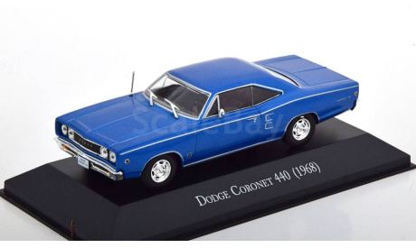 Dodge Coronet 440 1968  1:43 Grandes Autos Memorables En México, масштабная модель, Altaya, scale43