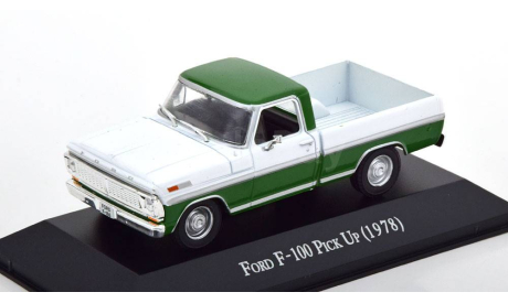 Ford F-100 Pick Up 1978 white/green 1:43 Altaya, масштабная модель, Always American cars, scale43