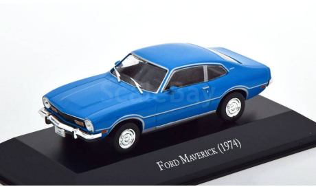 Ford Maverick 1974 blue 1:43 Altaya, масштабная модель, Altaya American cars, scale43