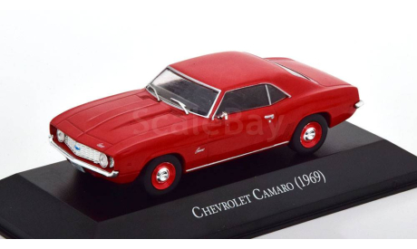 Chevrolet Camaro 1969 red 1:43 Altaya American cars, масштабная модель, scale43