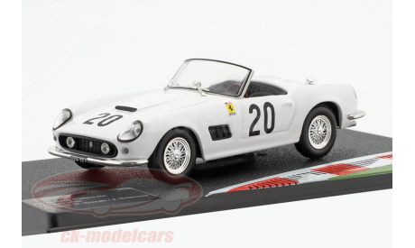 Ferrari 250 California #20 24h LeMans 1960  1:43 Altaya, масштабная модель, scale43