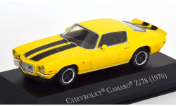 Chevrolet Camaro Z28 1970 yellow 1:43 Eaglemoss Route 66 Уценка