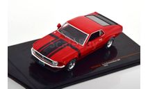 Ford Mustang Boss 302 1970  red/black 1:43 Ixo, масштабная модель, IXO Road (серии MOC, CLC), scale43