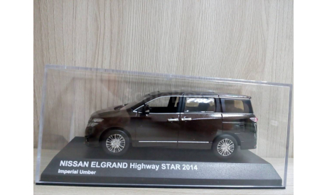 Nissan Elgrand Highway Star 2014 1:43 Kyosho, масштабная модель, scale43