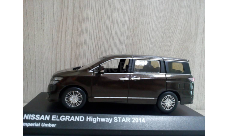 Nissan Elgrand Highway Star 2014 1:43 Kyosho, масштабная модель, scale43