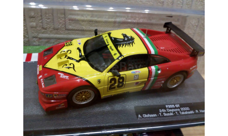 Ferrari F355 GT #28 24h Daytona 2000 Yellow Magic 1:43 Altaya, масштабная модель, scale43
