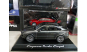 Porsche Cayenne Turbo coupe  2019 dark gray metallic 1:43 Norev, масштабная модель, scale43