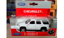 Chevrolet Tahoe  2008 white  1:43 Welly, масштабная модель, scale43