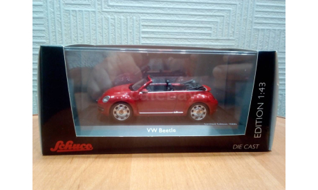 Volkswagen New Beetle red 1:43 Schuco, масштабная модель, scale43