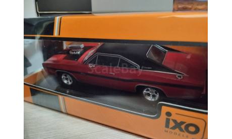 Dodge Charger R/T 1970  red/black 1:43 Ixo, масштабная модель, IXO Road (серии MOC, CLC), scale43