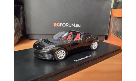 Tesla Roadster black 1:43 Schuco PRO.R43, масштабная модель, scale43