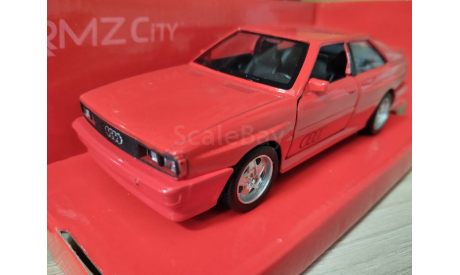 1980 Audi Quattro Coupe B2 Type (85) red 1:32 RMZ city, масштабная модель, scale32