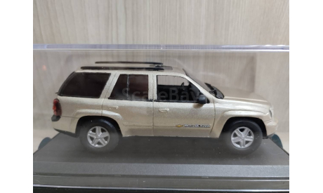 Chevrolet TrailBlazer 2005 cashmere metallic 1:43 BlackBox, масштабная модель, scale43