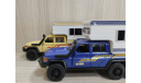 Toyota Land Cruiser 79 6x6 Duble Cab  1:43, масштабная модель, Welly, scale0