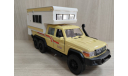 Toyota Land Cruiser 79 6x6 Duble Cab  1:43, масштабная модель, Welly, scale0