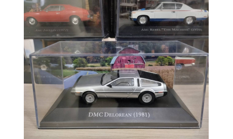 DMC Delorean 1981 1:43 Altaya American cars, масштабная модель, scale43