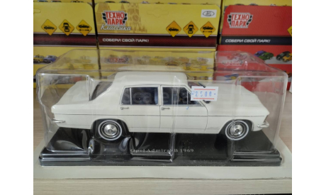 Opel Admiral B 1969 white 1:24 Hachette, масштабная модель, scale24