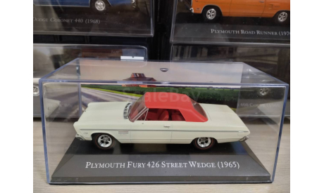 Plymouth Fury 426 Street Wedge 1965 1:43 Altaya American cars Уценка, масштабная модель, scale43