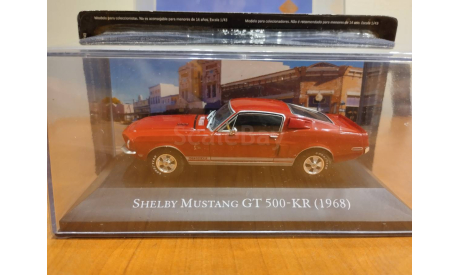 Shelby Mustang GT500-KR 1968 1:43 Altaya American cars, масштабная модель, scale43