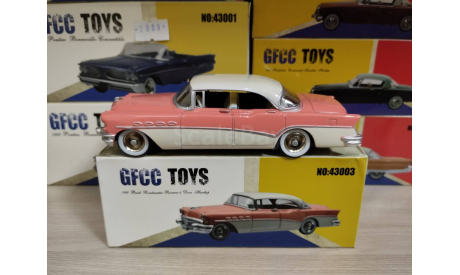 1956 Buick Roadmaster-Riviera-4 Door hardtop pink 1:43 GFCC Toys, масштабная модель, scale43