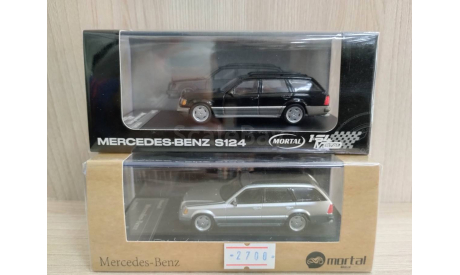 Mercedes-Benz S124 1:64 Mortal, масштабная модель, scale64