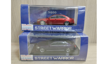 Mercedes-Benz S600L (W221)  1:64 Street Warrior, масштабная модель, scale64