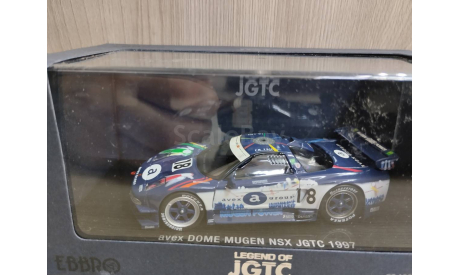 Honda NSX avex DOME Mugen JGTC 1997 1:43 Ebbro, масштабная модель, scale43