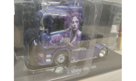 Scania S560 2022 lilametallic 1:43 Hachette Truck, масштабная модель, scale43