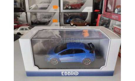 Honda Civic Type R concept 2014 blue 1:43 Ebbro, масштабная модель, scale43