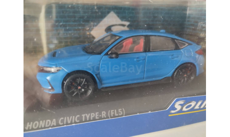 Honda Civic Type -R (FL5) racing blue 1:43 Solido, масштабная модель, scale43