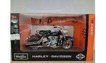 Harley-Davidson FLH Electra Glide 1966 1:18 Maisto, масштабная модель, scale18