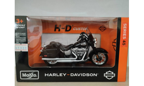 Harley-Davidson Heritage Classic 2024 1:18 Maisto, масштабная модель, scale18