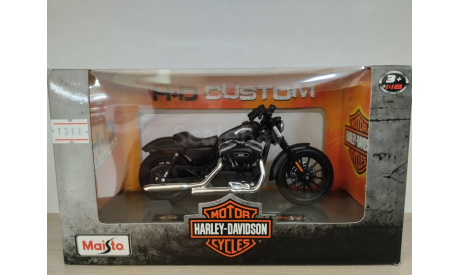Harley-Davidson Sportster Iron 883 2014 1:18 Maisto, масштабная модель, scale18