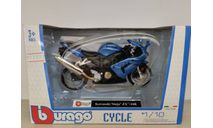 Kawasaki Ninja ZX-10R 1:18 Bburago, масштабная модель, scale18