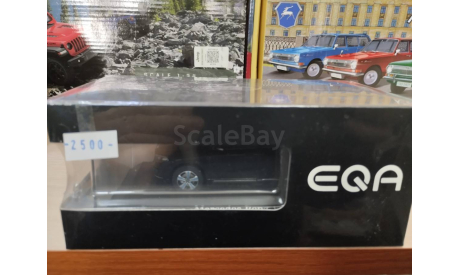 Mercedes-Benz EQA (H243) 2020 cosmos black 1:43 Herpa, масштабная модель, scale43