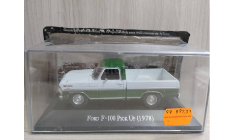 Ford F-100 Pick Up 1978 white/green 1:43 Altaya, масштабная модель, Always American cars, scale43