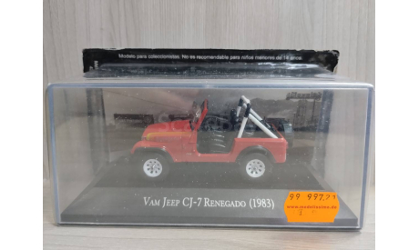 Jeep CJ-7 Renegade 1983 1:43 Altaya, масштабная модель, scale43