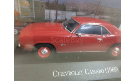 Chevrolet Camaro 1969 red 1:43 Altaya American cars, масштабная модель, scale43