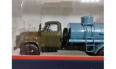 Легендарные грузовики СССР №115 , АЦ-4,2-53а (ГАЗ-53а) 1:43 Modimio, журнальная серия масштабных моделей, scale43