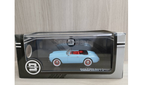 Volvo P1900 Sport Convertible 1955 light blue  1:43 Triple 9, масштабная модель, scale43