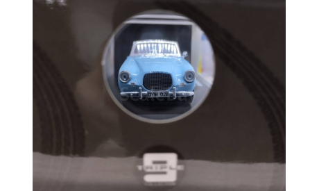 Volvo P1900 Sport Convertible 1955 light blue  1:43 Triple 9, масштабная модель, scale43