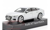 Audi A7 C8 Sportback silver 2017 1:43 iScale, масштабная модель, scale43