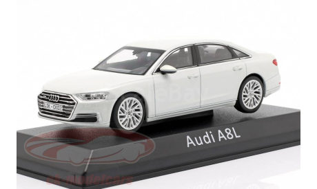 Audi A8 Long ( type D5/4N ) 2017 white 1:43 I-Scale, масштабная модель, iScale, scale43