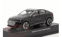 Audi e-tron Sportback  2020 black 1:43 I-Scale, масштабная модель, iScale, scale43