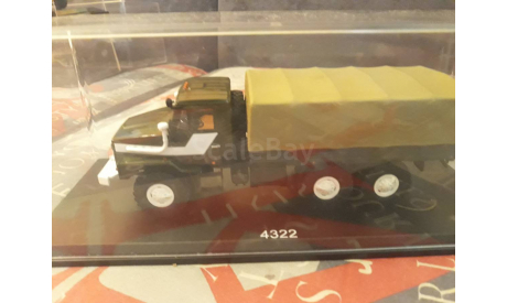 Миасский грузовик 4322 бортовой с тентом, SSM1221, масштабная модель, Start Scale Models (SSM), 1:43, 1/43